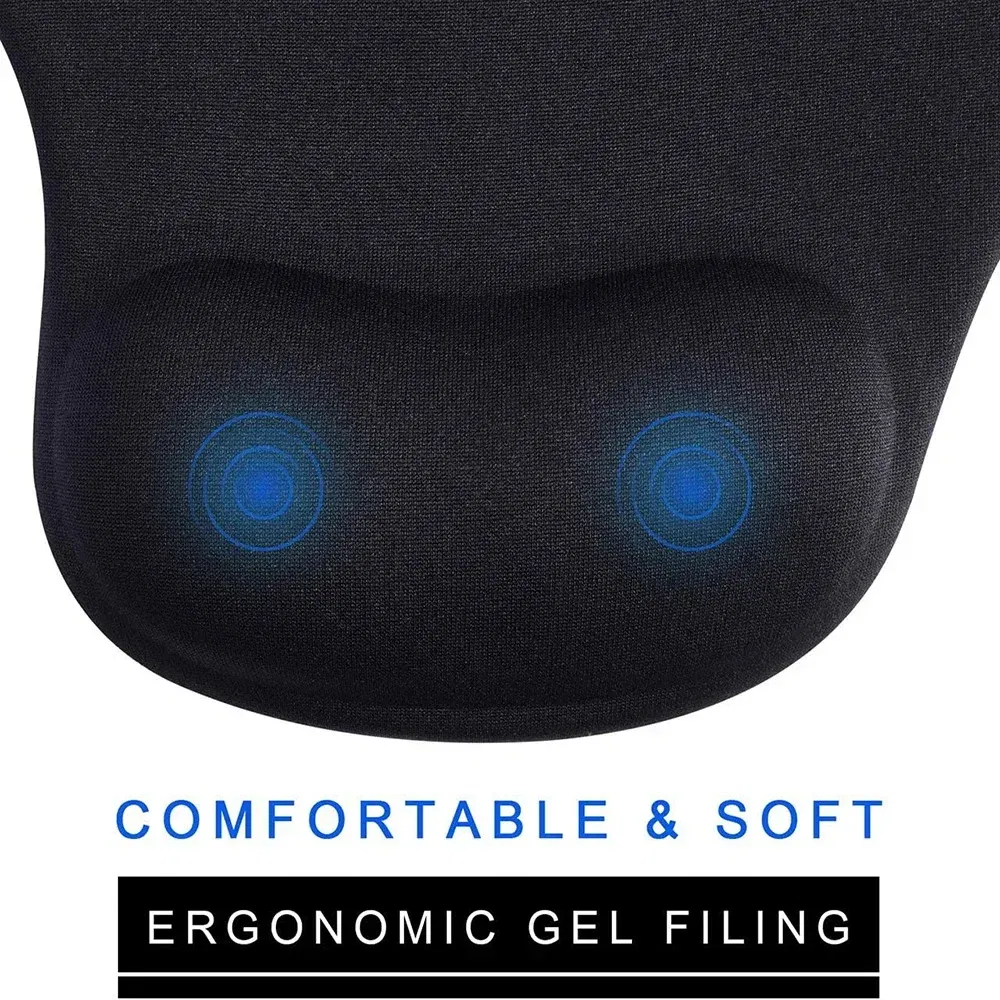 Color: Orange - Mouse Pad Desk Mat for PC Laptop Ergonomic Non-Slip Mousepads Wrist Pad Rose Gold Series Office Accessories Mouse Mats