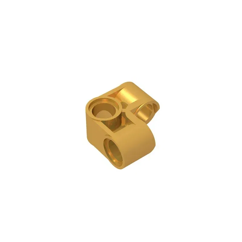 Color: Gold, Ships From: CN - Gobricks GDS-993 Technical, Pin Connector Perpendicular 2 x 2 Bent compatible with lego  44809 pieces of children's DIY