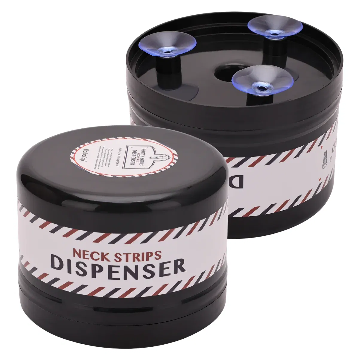 Barbertop Hair Neck Strip Paper Case Barber Neck Paper Roll Holder Disposable Tissue Collar Tape Box Hairdressing Accessories