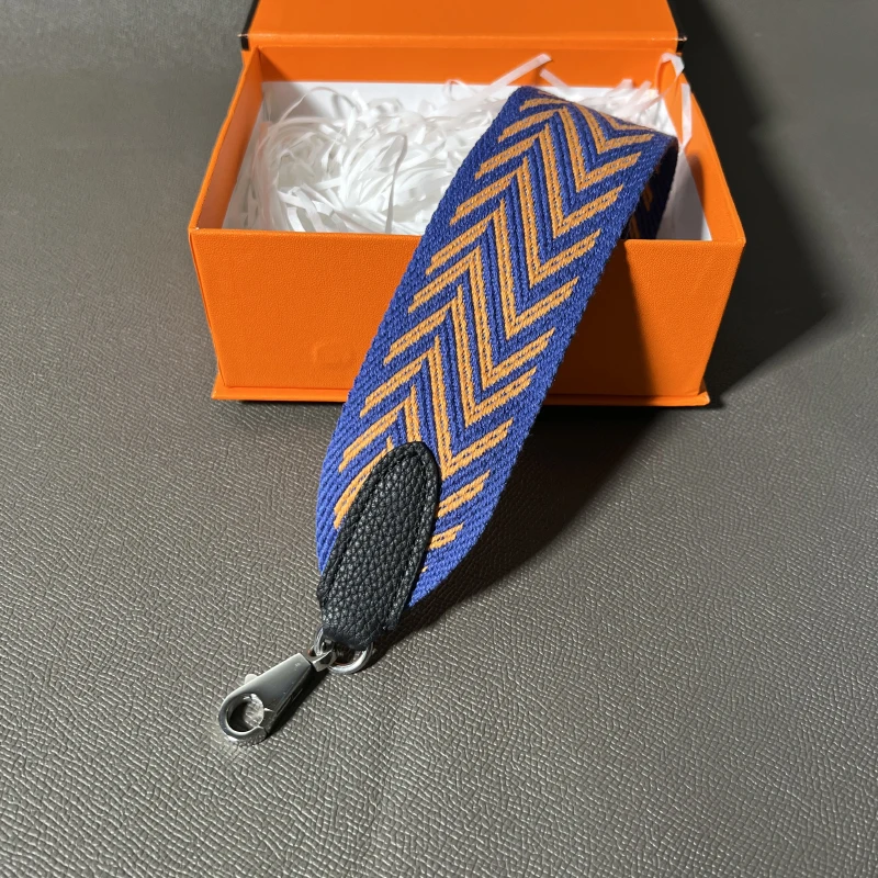 Color: light green, Size: Other - Hand-Sewn Leather Woven Canvas Shoulder Strap 5cm Wide Wax Line Herbag Evelyn Replacement Bag Accessory