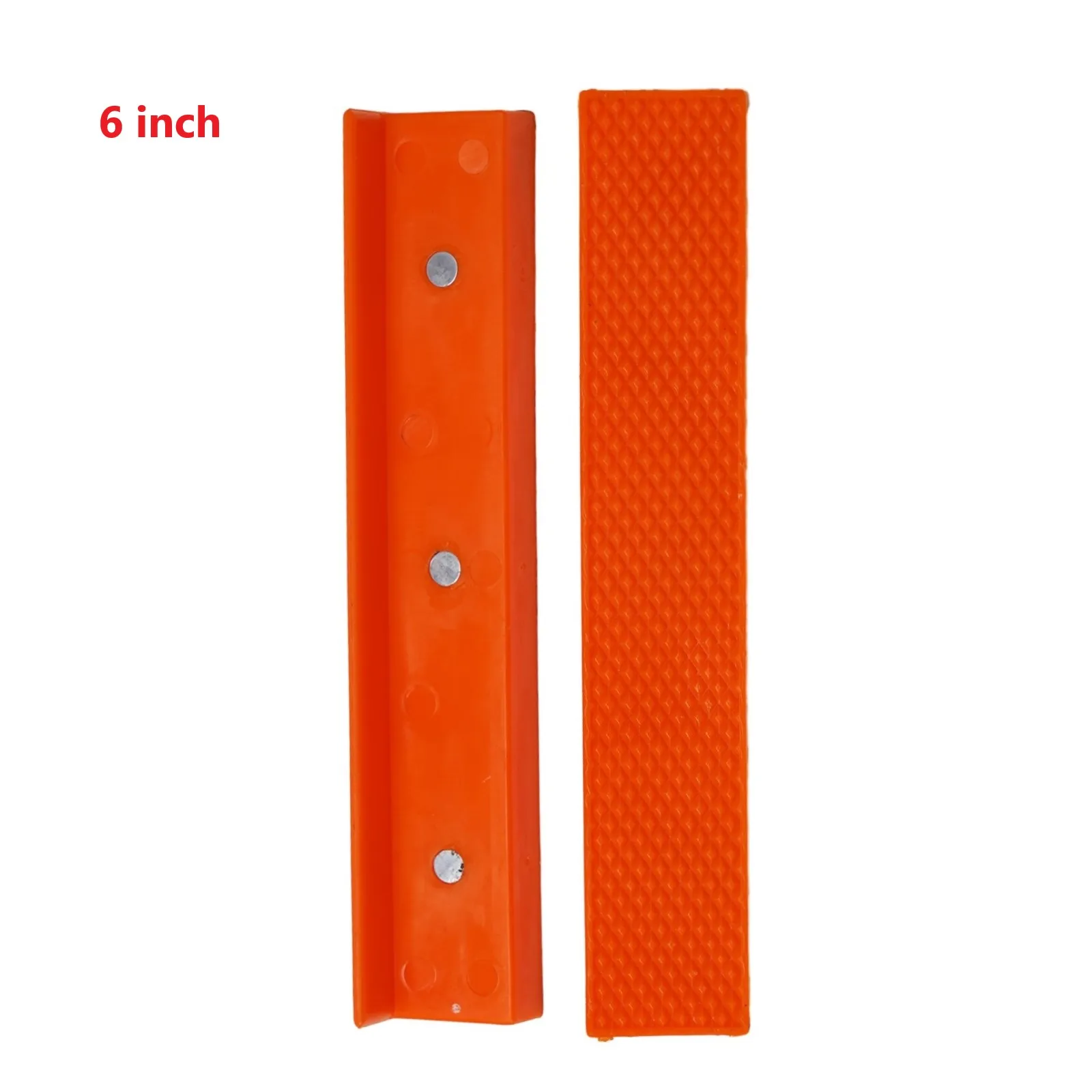 Color: Silver - 2pcs 4/5/6 Inch Magnetic Soft Pad Jaw Rubber For Metal Vise Bench Machine Tools For Metal Vise Bench Machine Tools