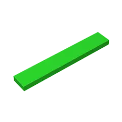 Color: Dark Grey - Gobricks GDS-564 Tile 1 x 6 compatible with lego 6636 pieces of children's toys Building Blocks Technical