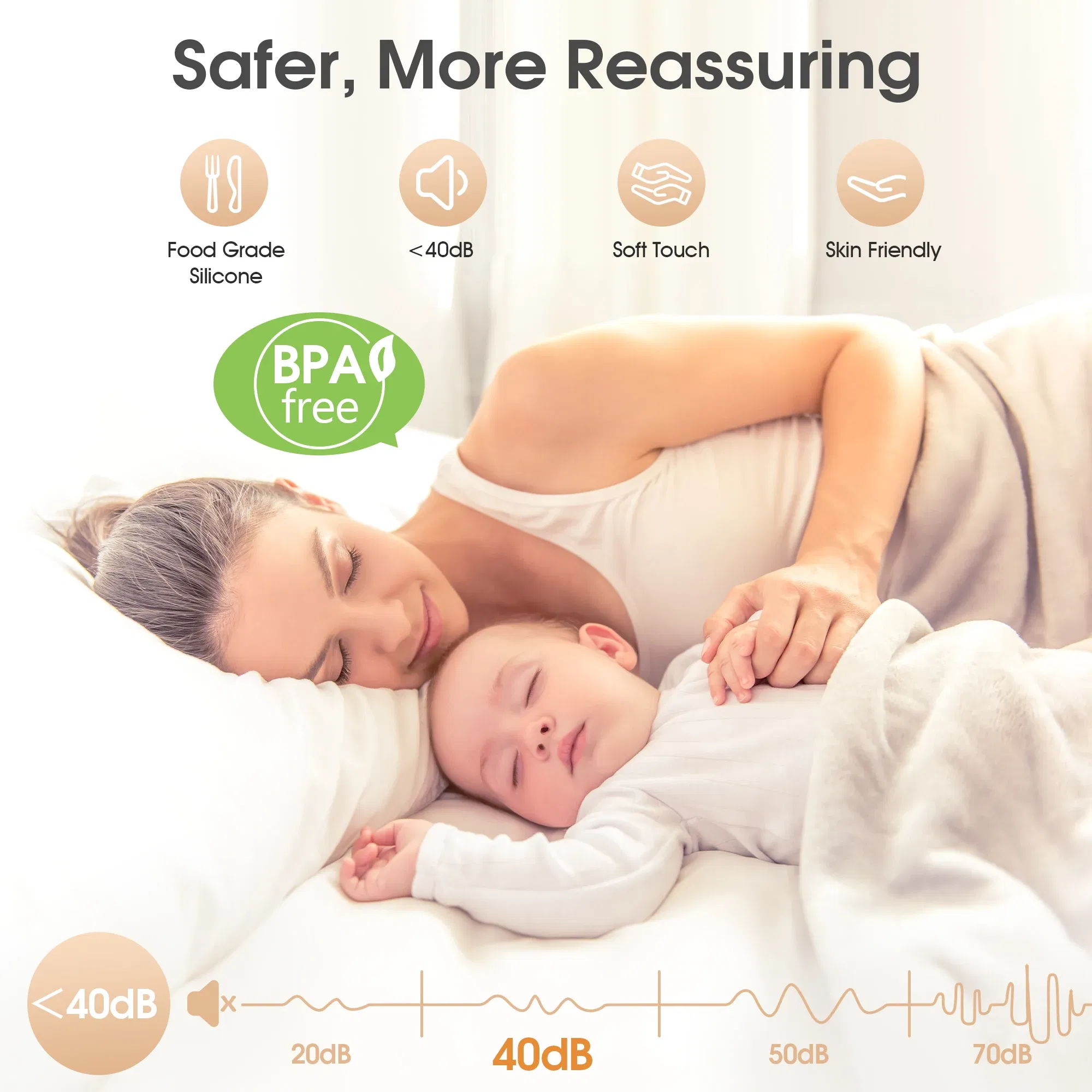 Color: Green - 1200mAh Wearable Breast Pump Portable Hands Free Breastpump 12 Levels 3 Modes Electric Remote Control Painless Breastfeeding