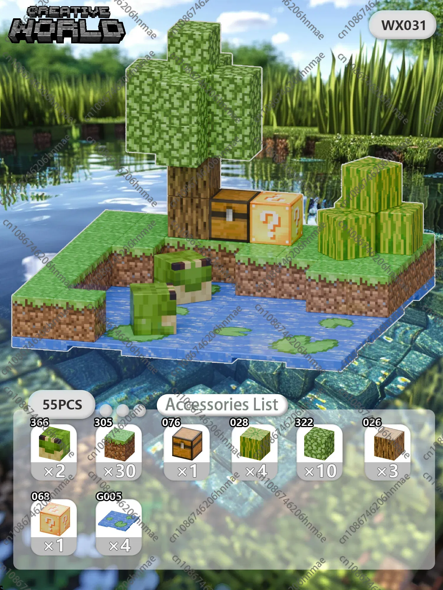 Color: WHITE - Magnetic Building Blocks Mine World Magnet Cube Set for Boy Girl Kid Age 3+ DIY Pixel style Model Base plate STEM Toy Baseplate