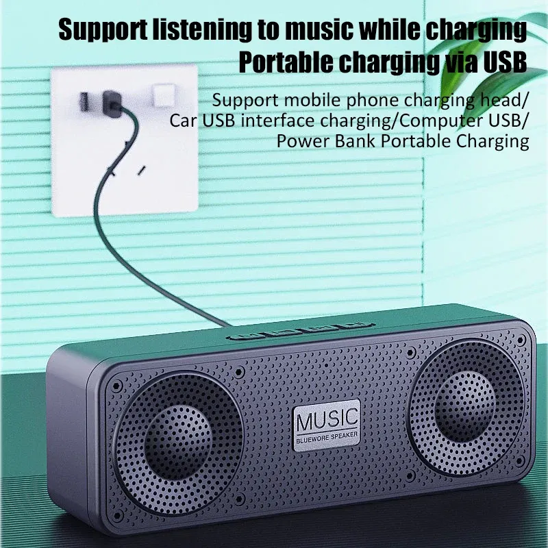 S18 Wireless Creative Bluetooth Smart Speaker Mobile Phone Audio Computer Subwoofer Outdoor Convenient Radio