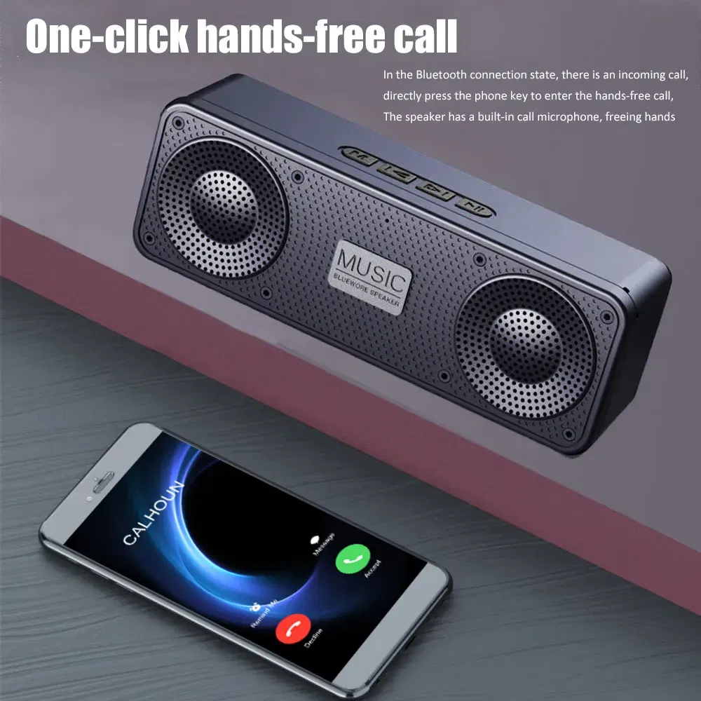 S18 Wireless Creative Bluetooth Smart Speaker Mobile Phone Audio Computer Subwoofer Outdoor Convenient Radio