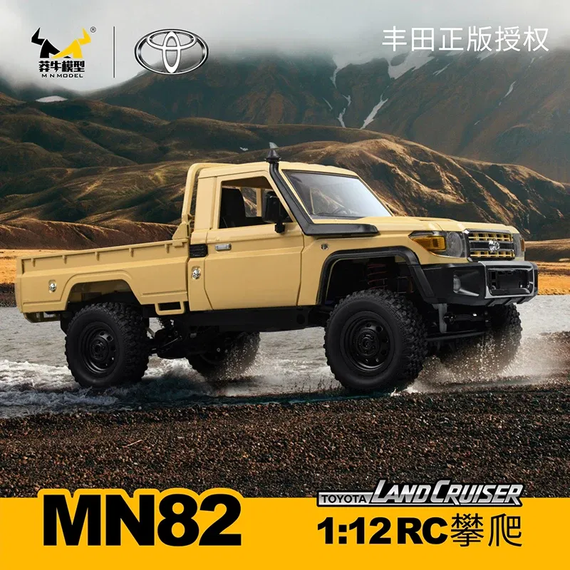 Color: Red - MN82 1:12 Full Scale MN Model RTR Version RC Car 2.4G 4WD 280 Motor Proportional Off-Road RC Remote Control Car For Boys Gifts
