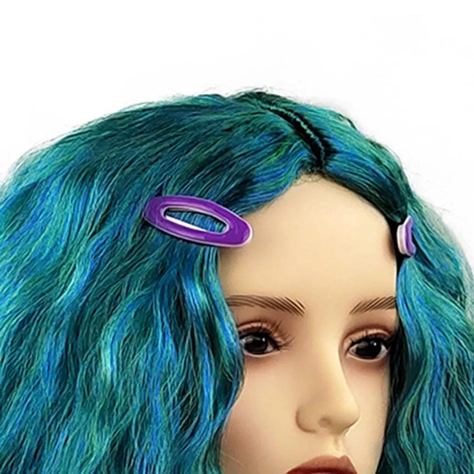 Color: WHITE - Exclusive Masquerade Joy Sadness Envy Disgust Multiple Styles Wig with Headpiece and Waterdrop Clips Elevate Your Costume Game