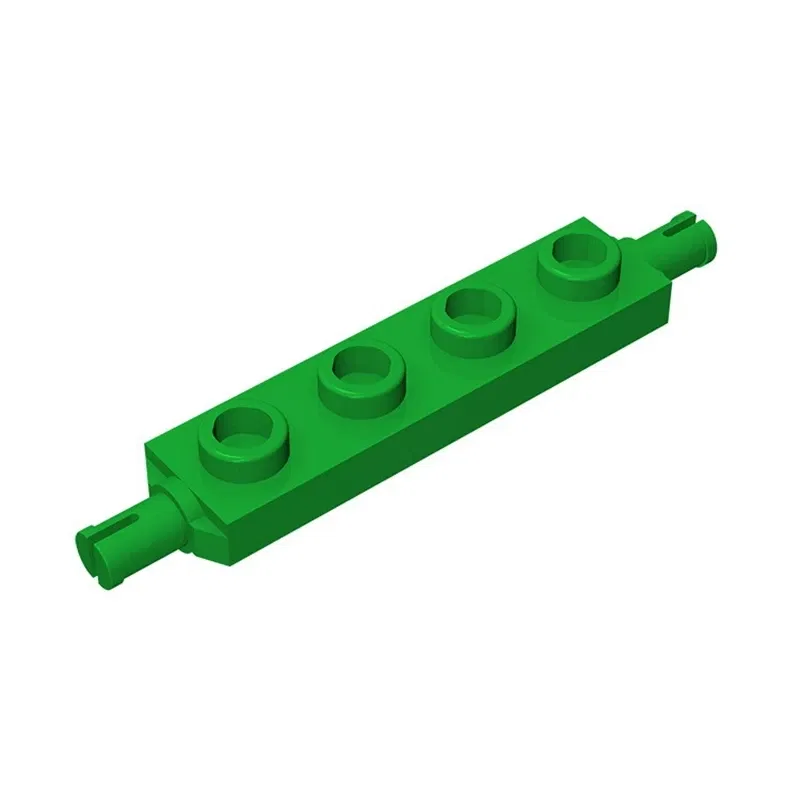 Color: green - Gobricks GDS-1067 Plate, Modified 1 x 4 with Wheels Holder compatible with lego 2926 DIY Educational Building Blocks Technical