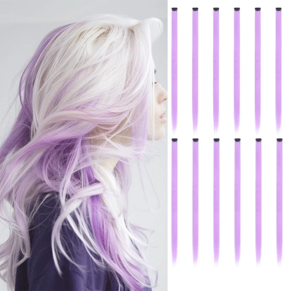 Color: FS1B/99J, Stretched Length: 22INCHES - 12-Pack 22" Long Heat Resistant Women's Clip-In Hair Extensions - Durable BB Clip, Natural Look, Trimmable, Easy to Style