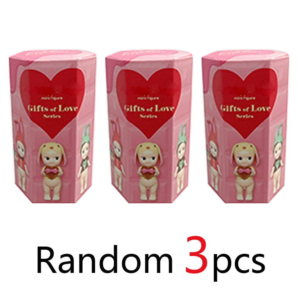 Color: green - Caja de mu?±eca bonita, regalo de la serie Love, figuras de animales de Anime, adornos, mu?±ecas, adorno de coche de escrito