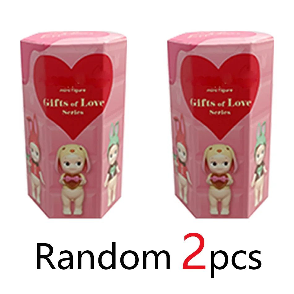 Color: green - Caja de mu?±eca bonita, regalo de la serie Love, figuras de animales de Anime, adornos, mu?±ecas, adorno de coche de escrito