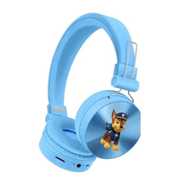 Color: black - Paw Cartoon Patrols Chase Skye 5.0 Bluetooth Headset Folding Series Wireless Sports Wireless Headset Cartoon Earphones Gift
