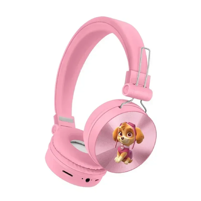 Color: black - Paw Cartoon Patrols Chase Skye 5.0 Bluetooth Headset Folding Series Wireless Sports Wireless Headset Cartoon Earphones Gift