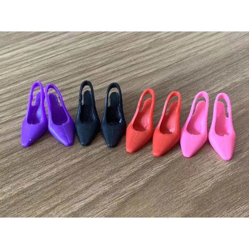 Color: WHITE - New styles  toy accessories high heels left and right foot MTM shoes for your BB doll BBIKG160