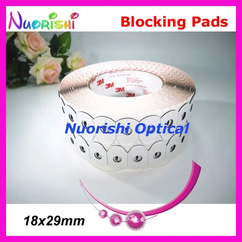 Frame Color: WHITE - 1696M 18x29mm import Lens Lab Supplies Adhesive Tape Edging Polishing Sticker Finish Blocking Pads Accessories