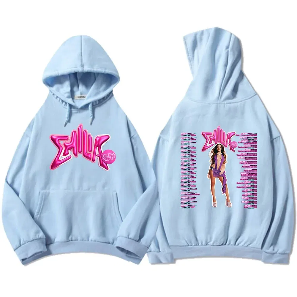 Color: Ivory, Size: XL - Emilia Mernes MP3 Hoodies Winter Long Sleeve Hooded Pullovers Men Clothes Fleece Pocket Singer Graphic Sweatshirts Print Hoody