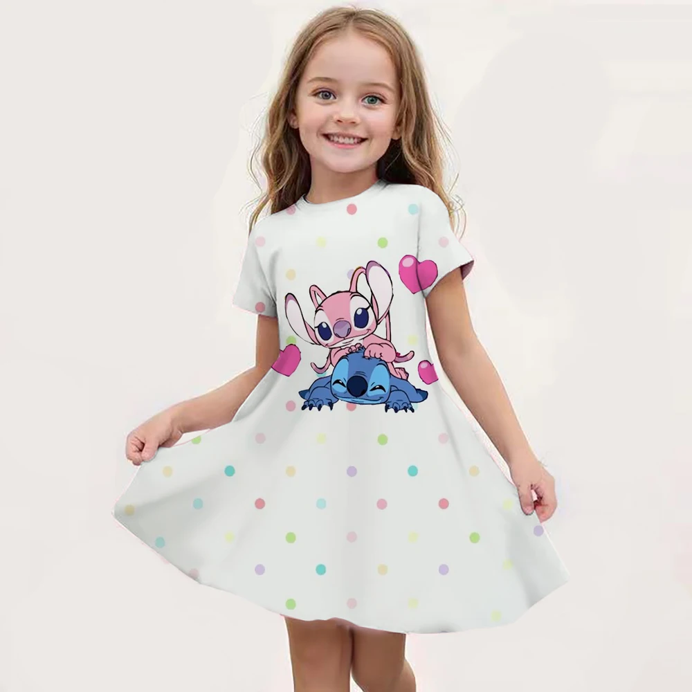 Color: Blue, Ships From: CHINA, Kid Size: 9 - Hot Sale Kids Girl Cosplay Snow Queen Top Disney Lilo & Stitch Princess Dress for 2-14 Years Girls Birthday Party Dresses