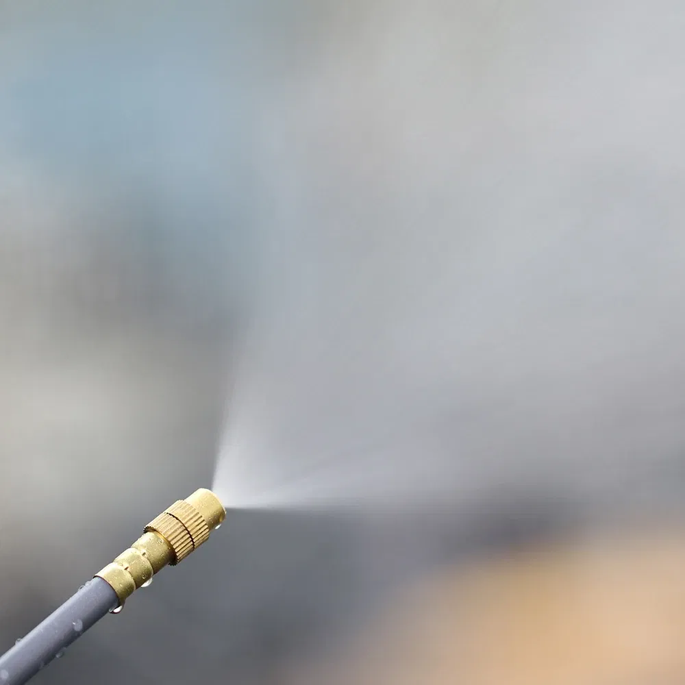 Color: Burgundy - 20-50CM New Adjustable Brass Spray Sprinklers Nozzle Extension 360?° Misting Systems Garden Lawn Watering Irrigation Quick Push