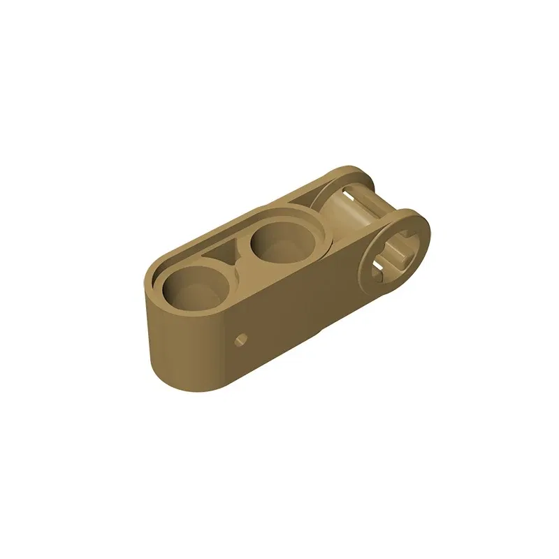 Color: DEEP BLUE - Gobricks GDS-936 Technical, Axle and Pin Connector Perpendicular 3L with 2 Pin Holes compatible with lego 42003 Assembles