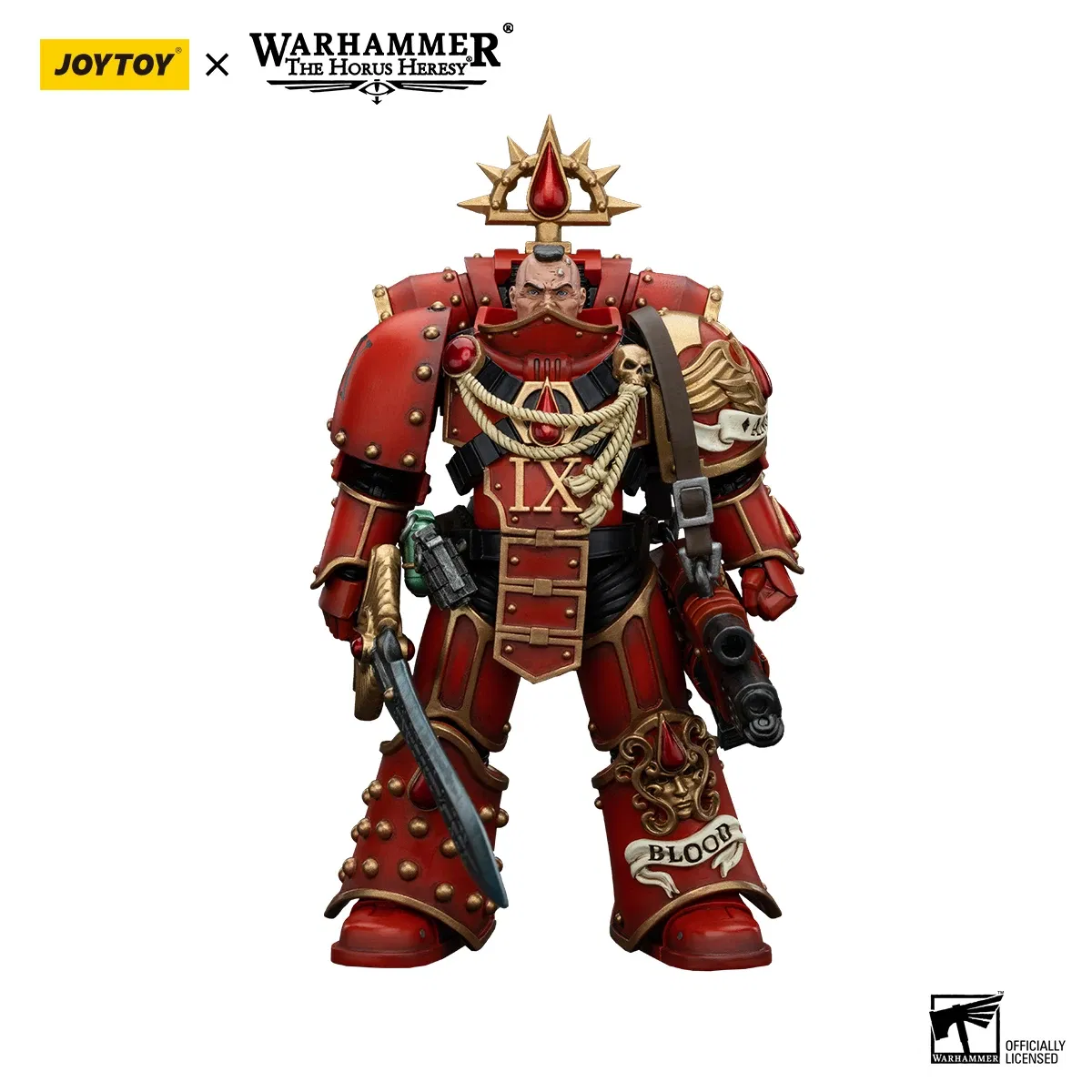 Color: Red - [IN-STOCK]JOYTOY Warhammer 40K 1/18 Action Figures Ultramarines Lieutenant Titus&Remus Ventanus&Intercessors&Jump Pack  Model