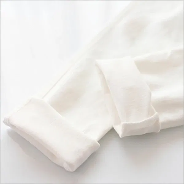 Color: SKY BLUE, Kid Size: 10 - 3-12-year-old girls pencil pants elastic baby Leggings 2024 new slim fit children's Leggings solid color imitation jeans