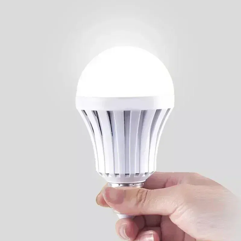 Wattage: 9W, Ships From: CHINA - E27 Energy Saving Intelligent Emergency Rechargeable Lamp Household LED Bulb 15W LED Emergency Light Led Bulb Lighting Lamp