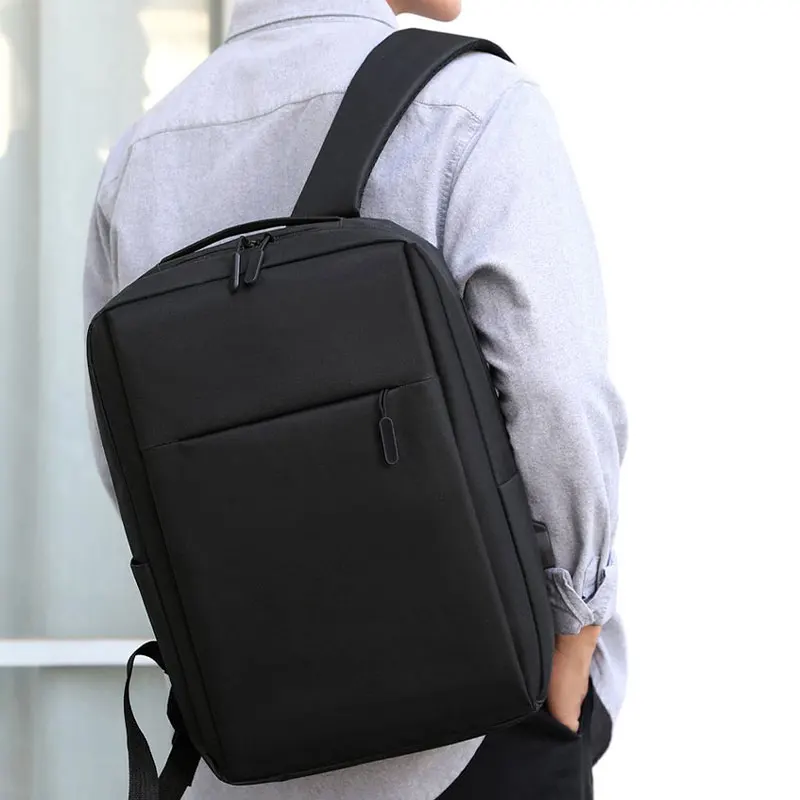 Color: GRAY, Size: 16 inches - 2024 New Versatile Business Bag USB Rechargeable School Bag Waterproof Laptop Bag Backpack