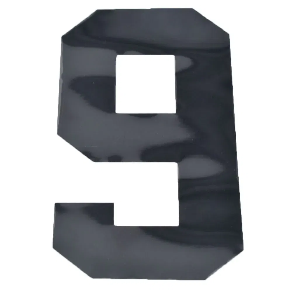 Color: MAROON - Number Stickers Graphics Decals Emblems Fit For CRF 50 70 110 125 250cc Kayo BSE Dirt Pit Bike Plastic Cover Number Plate Of