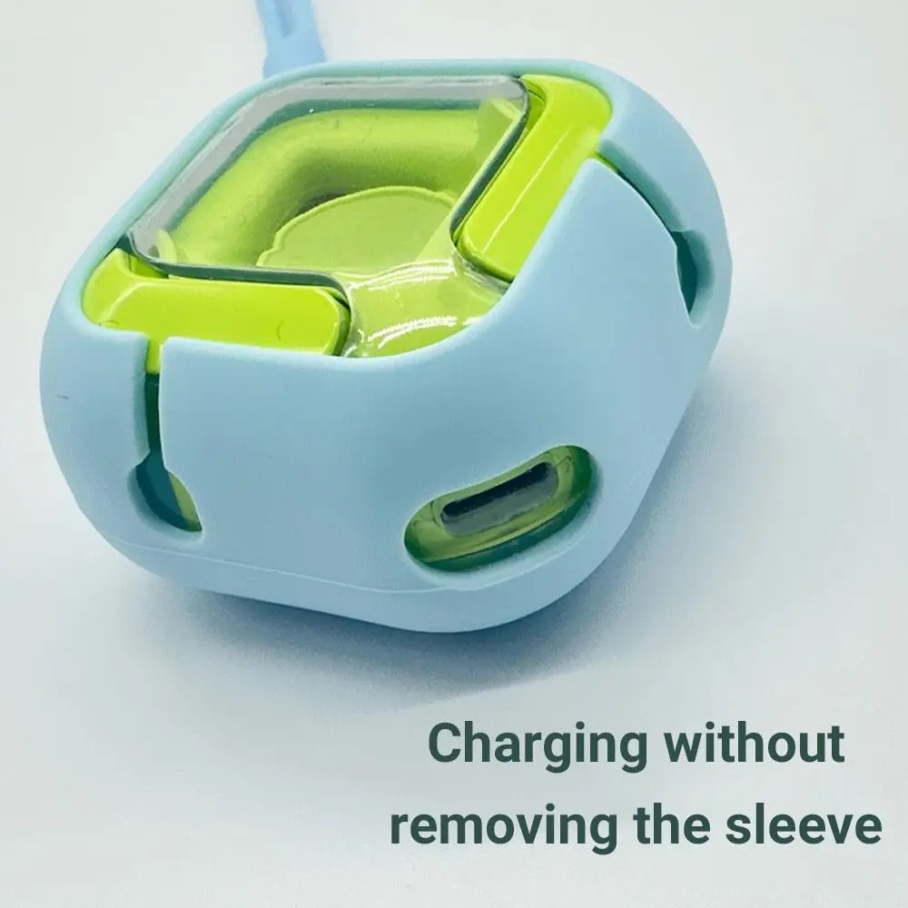 Color: Khaki - For HQAi H4 Silicon Case and Lanyard Protective Plain Cover and Rope Anti-Lost Cover Waterproof Earbuds Protective Case