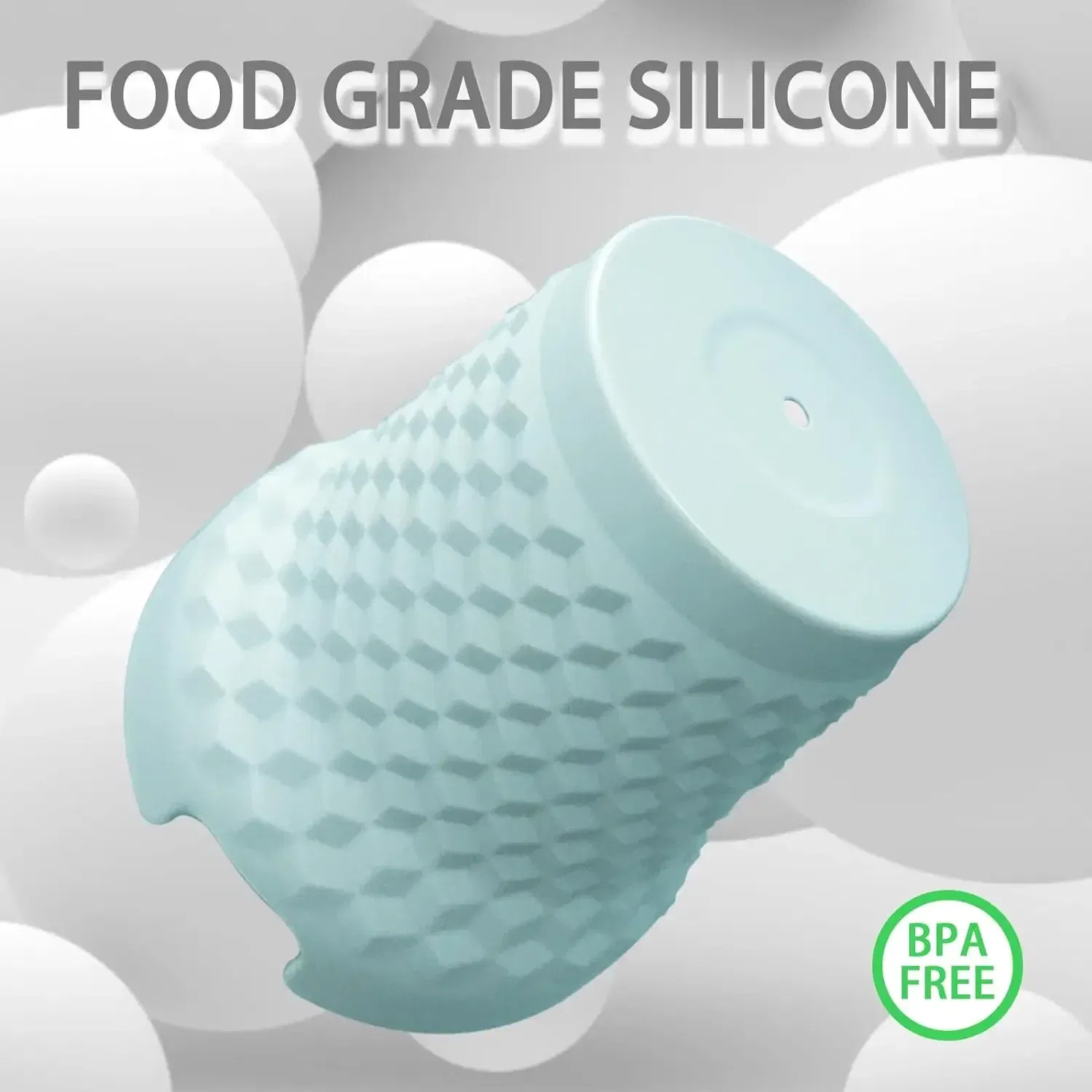 Color: Light Grey - Silicone Boot for Stanley Quencher H2.0 FlowState Tumbler 40oz  Cup Bottom Protector Sleeve