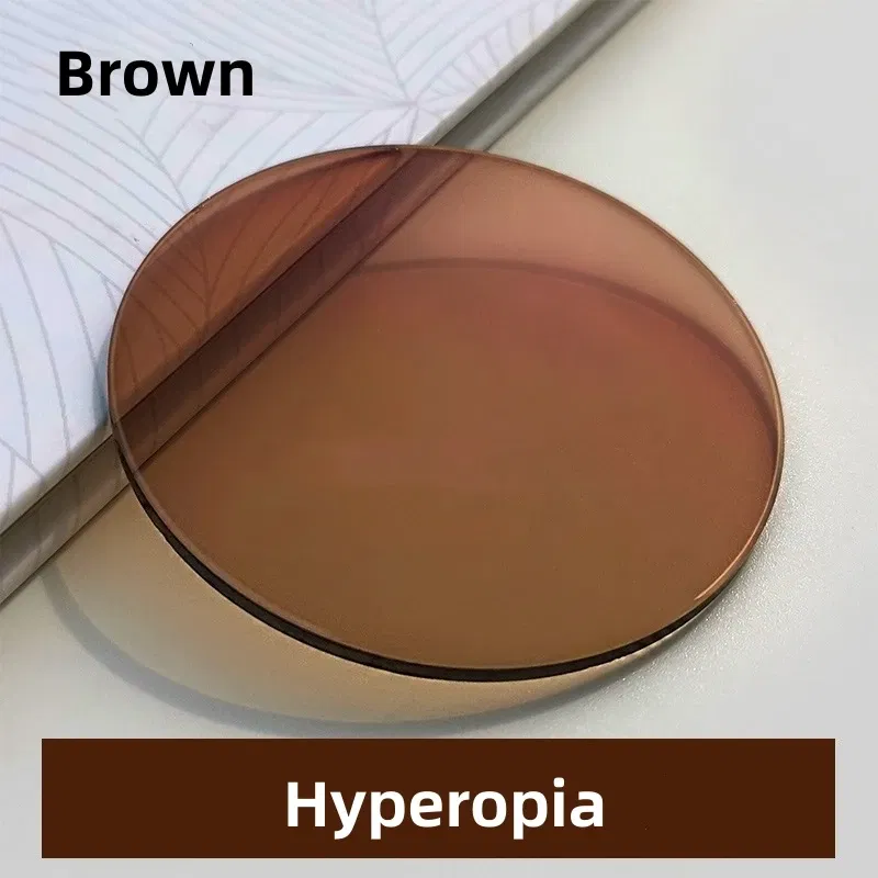 Lenses Color: black, Lens Index: 1.61 - FIRADA 1.56 1.61 1.67 1.74CR-39 Scratch-Resistant Aspherical Optical Prescription Myopia Reading Photochromic Sunglasses Lens