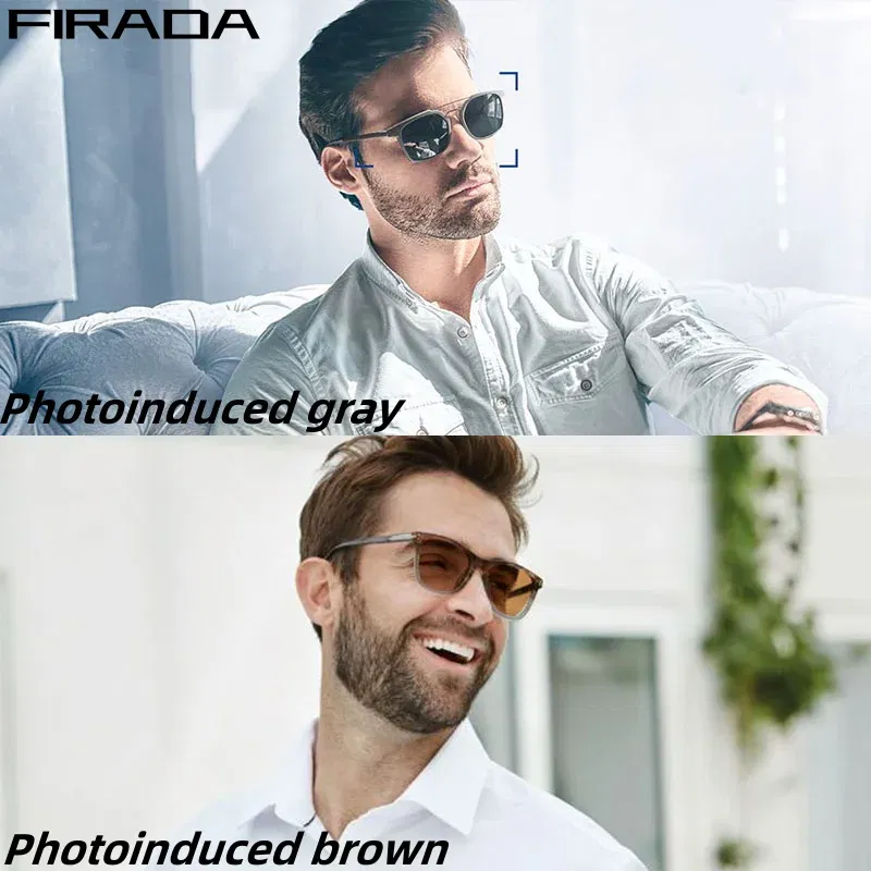 Lenses Color: black, Lens Index: 1.61 - FIRADA 1.56 1.61 1.67 1.74CR-39 Scratch-Resistant Aspherical Optical Prescription Myopia Reading Photochromic Sunglasses Lens
