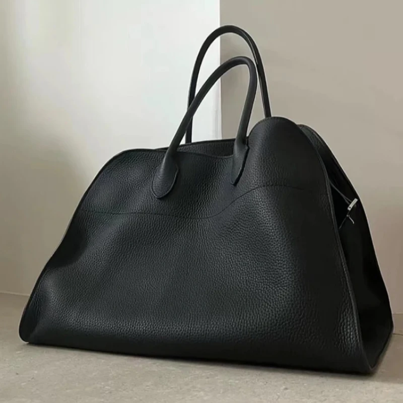 Color: black - Large capacity handbag, simple business briefcase, women's handbag for work and travel