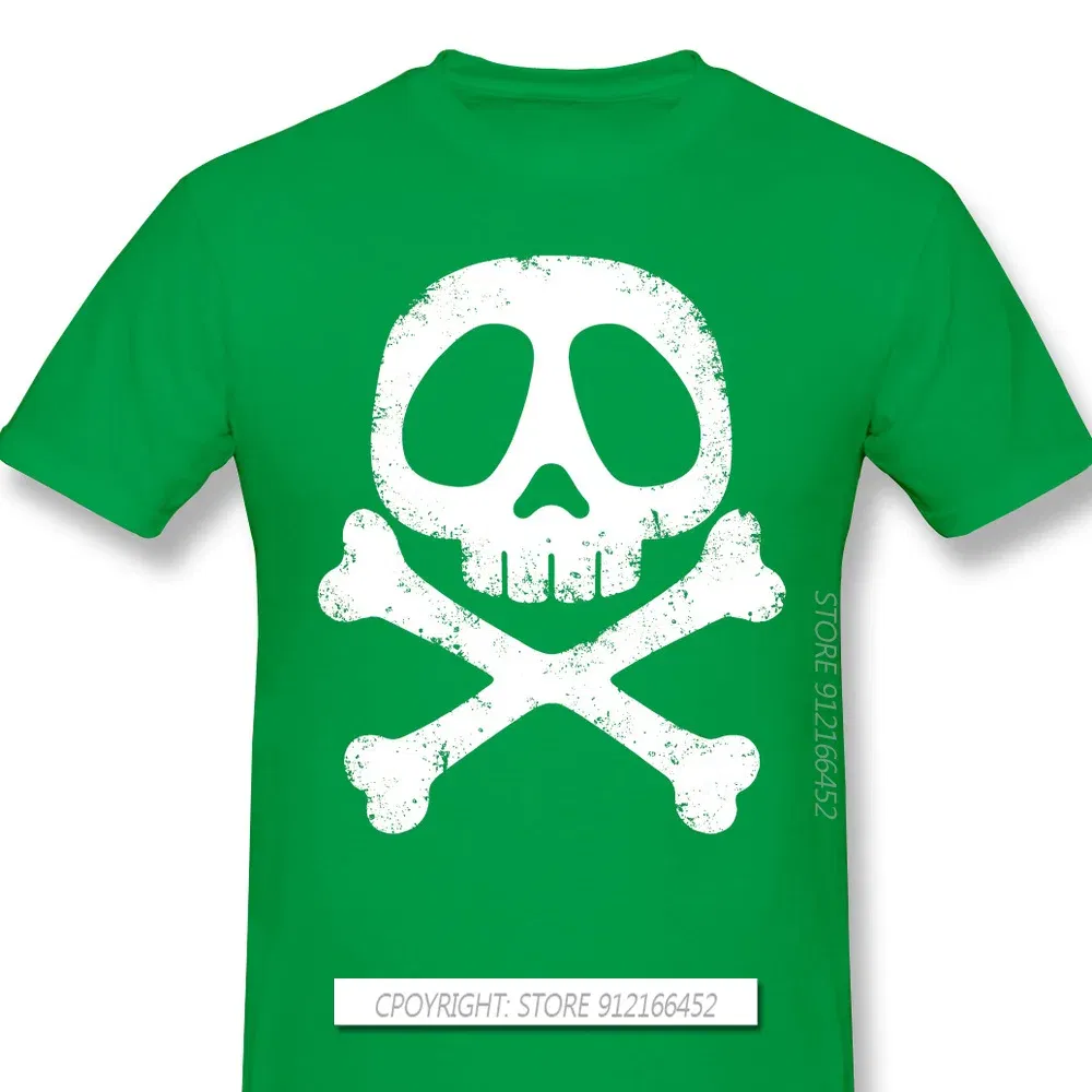 Color: green, Size: M - Cool Black TShirt Space Pirate Captain Harlock Arcadia Kei Yuki Anime Homme T-Shirts Tee Pure Cotton Oversize Short Sleeve