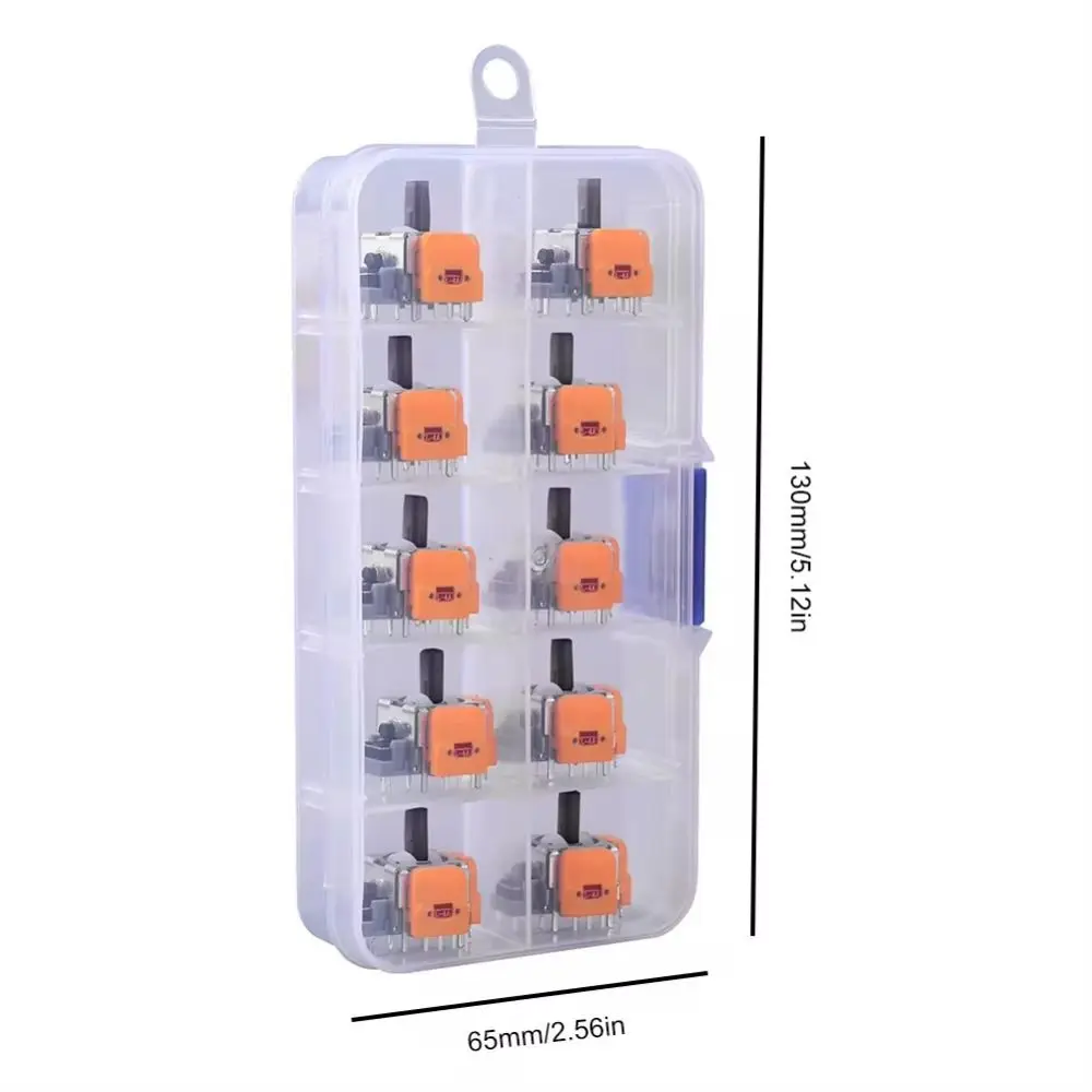 Color: Blue - 10PCS 3D Analog Sensor Hall Effect Joystick for Playstation 5 Game Controller Thumb Stick for PS5/PS4/Xbox/Switch Pro