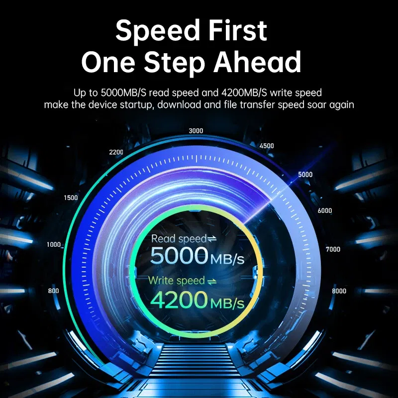 Color: Orange, Ships From: CHINA - New 5000MB/s SSD NVMe M.2 2280 4TB 2TB 1TB Internal Solid State Hard Disk M2 PCIe 4.0x4 2280 SSD Drive for PS5 Laptop PC