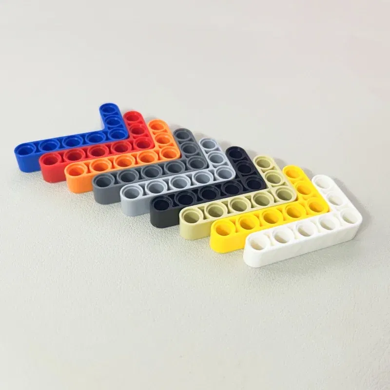 Color: Orange - 32526 Modified Bent Thick L-Shape 3 x 5 Bricks Toys For MOC Buildings? Blocks High-tech Compatible Mechanical