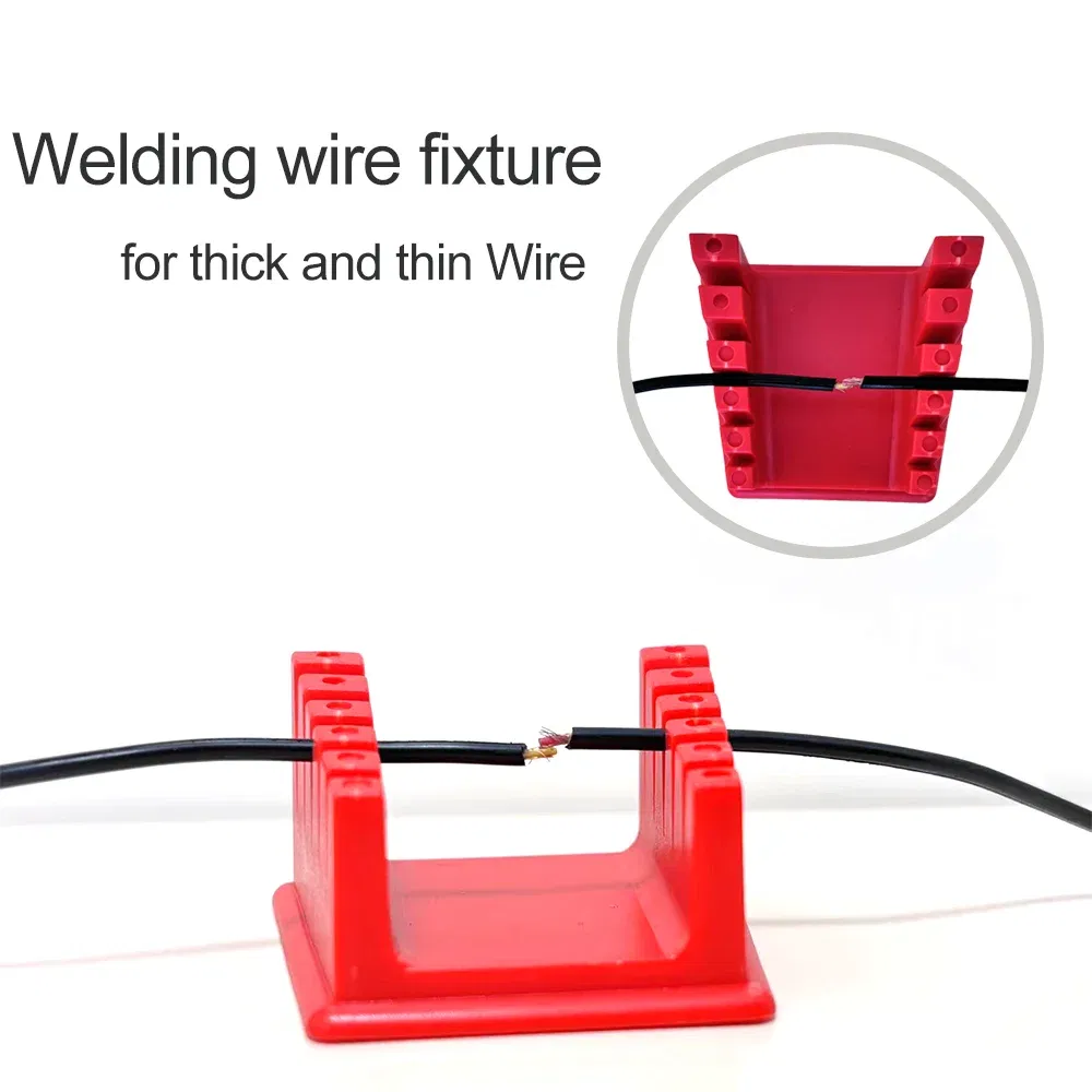 Color: Red - Welding Wire Fixture Bracket Welding Table Clamp For Motherboard Soldering ABS Motherboard Soldering Repair Tool