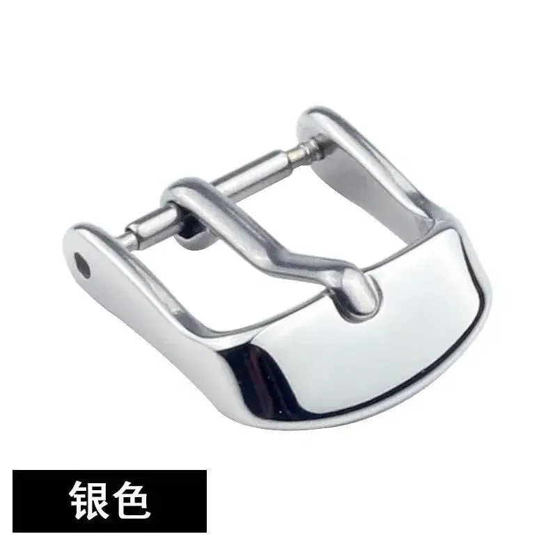 Band Color: Blue Light Blue, Band Width: 20mm, Ships From: CHINA - Stainless Steel Watch Buckle for Leather Strap Pin Buckle Strap Buckle Gold Silver Rose Gold Strap Button Accessories