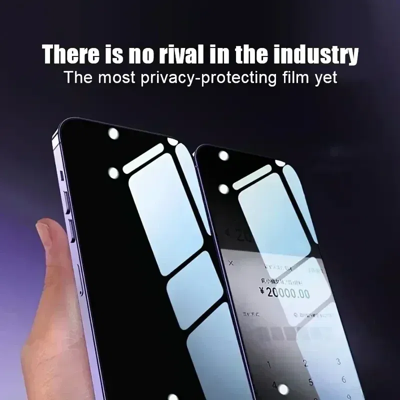 Color: Yellow, Bundle: 4 pieces, Material: Anti Peeping - Dust Free Install Privacy Anti Spy Temper Glass Film for Vivo T3 Ultra V50 V40 SE V27e T2x V29 Lite V30 Pro 5G Screen Protector