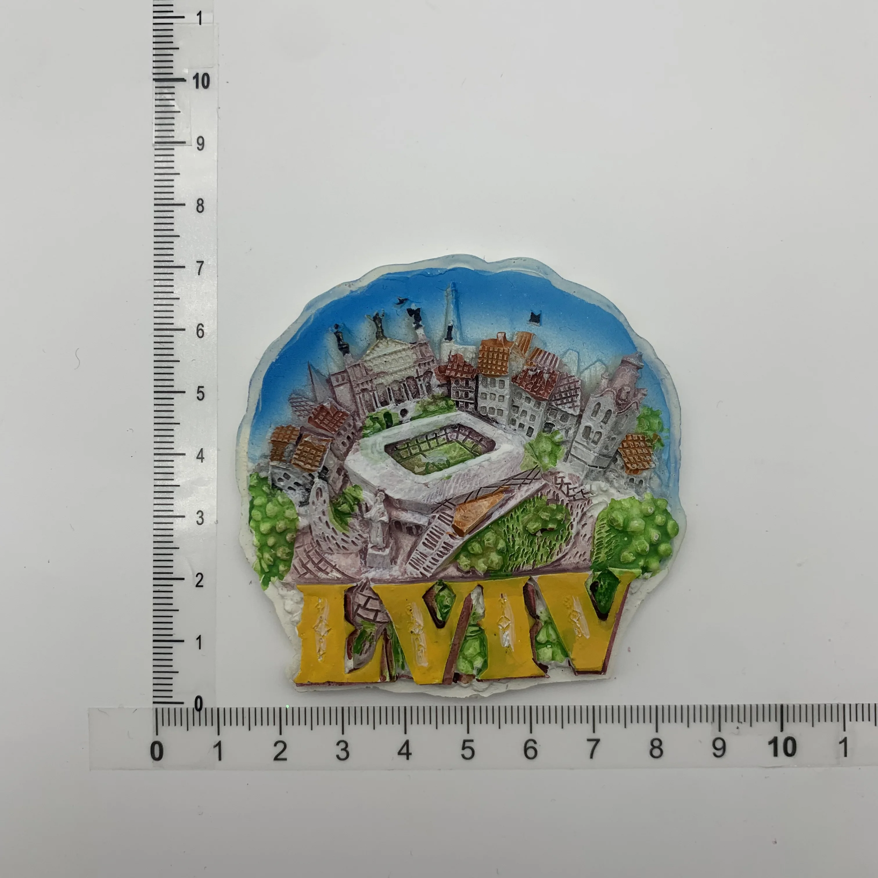 Color: Yellow - Special Offer Spain Torrevieja Benidorm Ukraine Tourist Souvenirs Refrigerator Magnetic Stickers Travel collection Gift