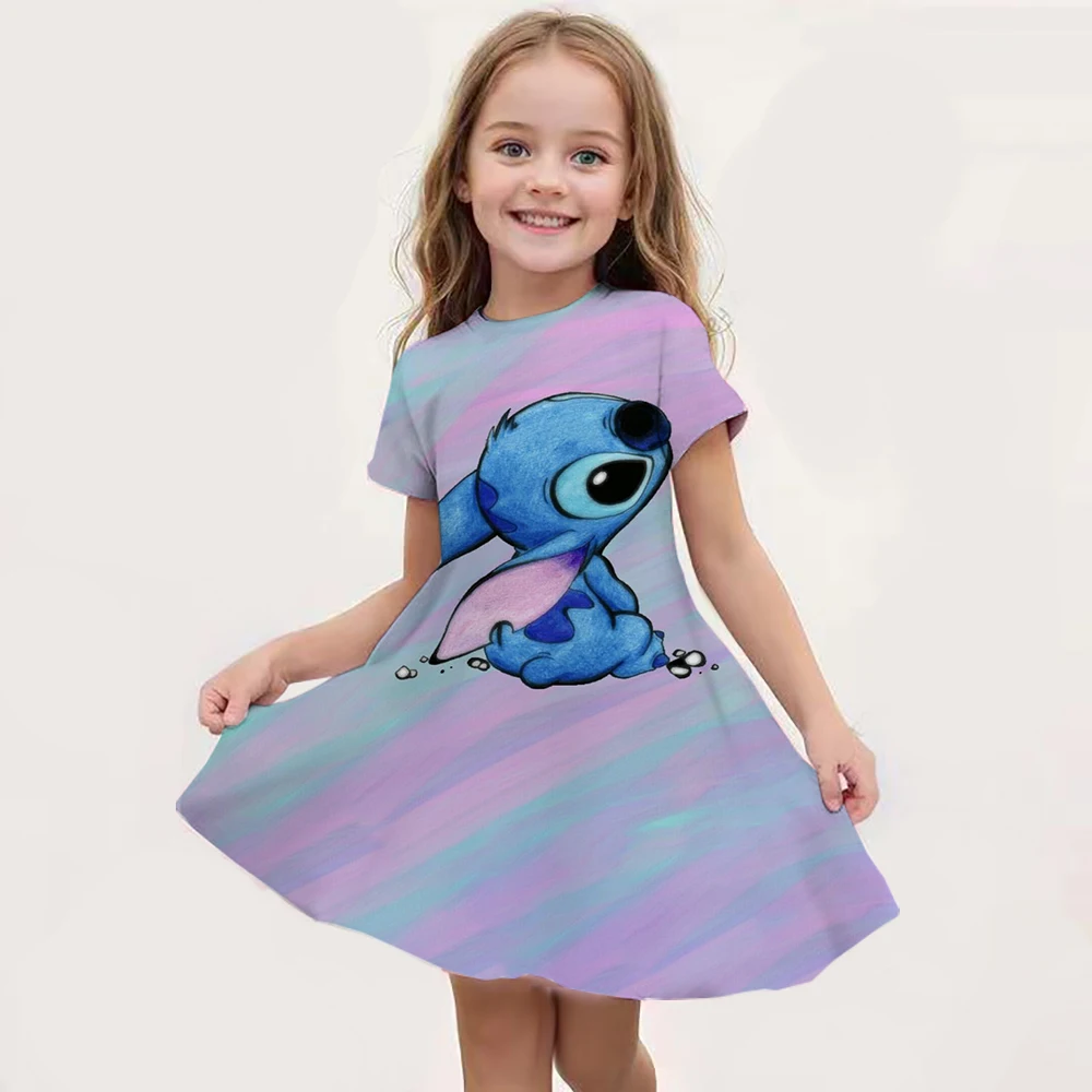 Color: Gold, Ships From: CHINA, Kid Size: 5 - Hot Sale Kids Girl Cosplay Snow Queen Top Disney Lilo & Stitch Princess Dress for 2-14 Years Girls Birthday Party Dresses
