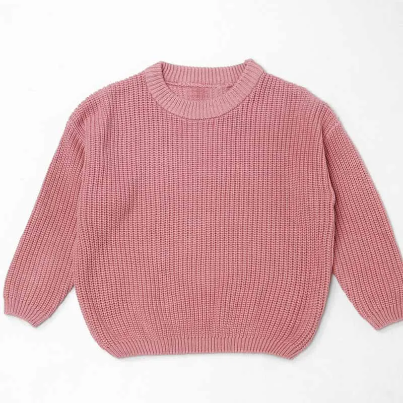 Color: Rose Red, Size: XXS, Age Range: 0-3M - Personalized sweaters for cherished babies.Celebrate your little one's name with unique, custom-made thick knitted sweaters