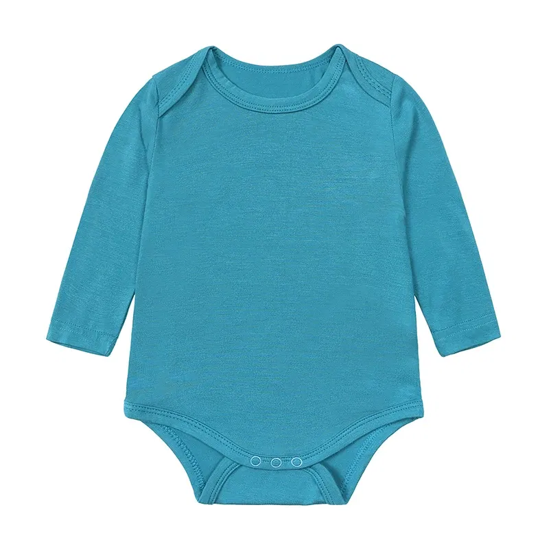 Color: Beige, Kid Size: 6M - 2025 Summer Newborn Boy Girl Romper Baby Bamboo Fiber Breathable Clothing Long Sleeve Toddler Jumpsuit Infant Bodysuit Pajamas