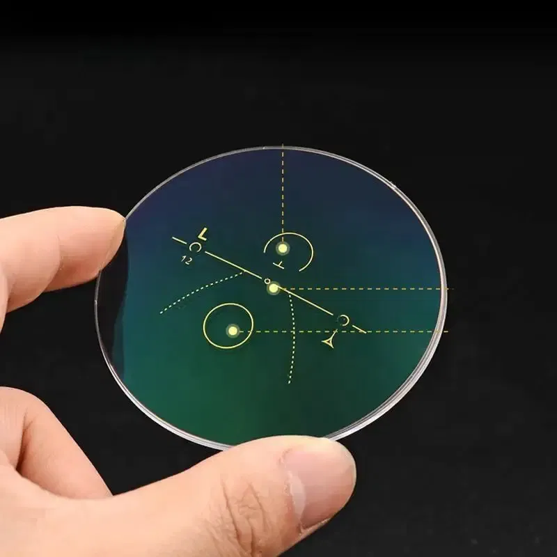 Lenses Color: Blue, Lens Index: 1.67 - Old Flower ADD 1.56 1.61 1.67 1.74 Prescription CR-39 Aspheric Glasses Lenses Myopia Photochromic Sunglasse Lens