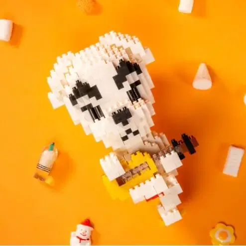 Color: DARK GRAY - New 28 Kinds Of Animals Crossing Building Blocks Raymond Model Anime Building Blocks Toys Children's Building Blocks Toy Gifts