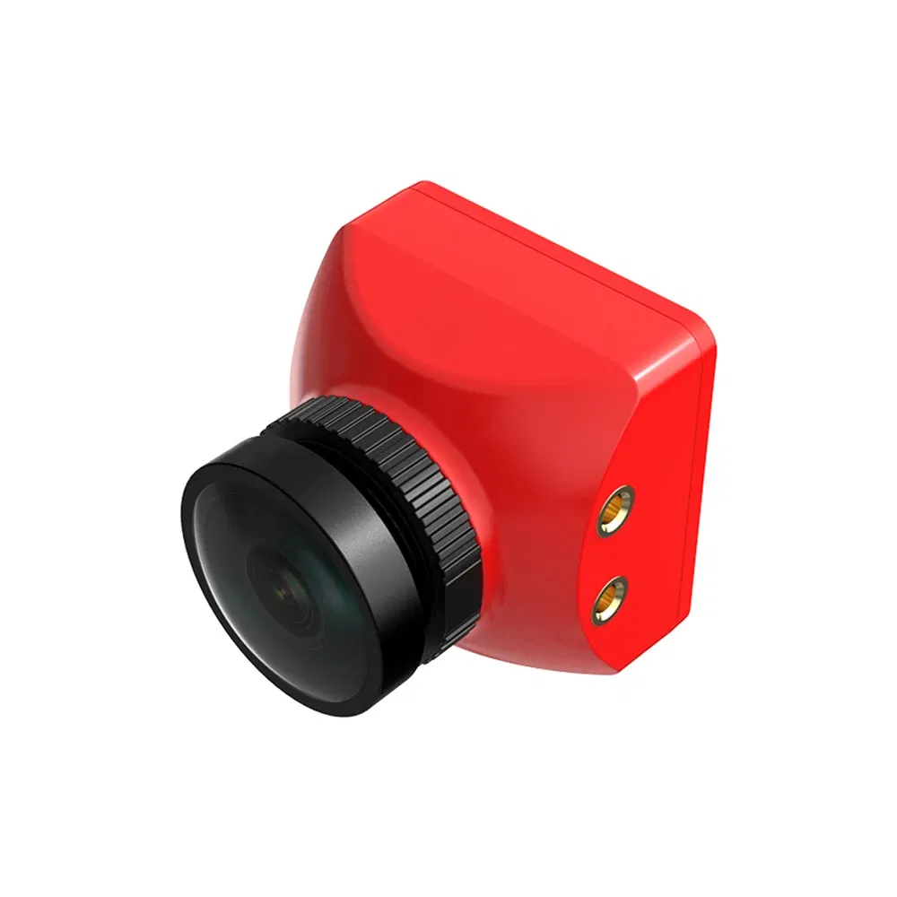 Color: Red - Foxeer Cat 3 Micro Mini FPV Camera Low Latency Low Noise 1200TVL 0.00001Lux FPV Night Camera 2.1mm PAL/NTSC For RC Racing Drone