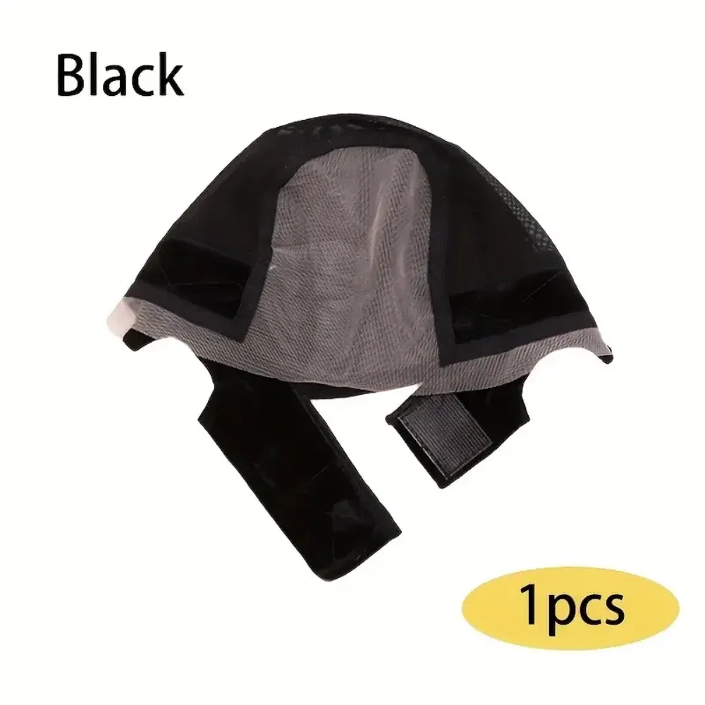 Color: Jet-black - Lace Wig Grip Cap Wig Grip Band for Lace Front Wigs to Keep Wigs in Place, Adjustable Wig Cap with Grip Band Non Slip Cap