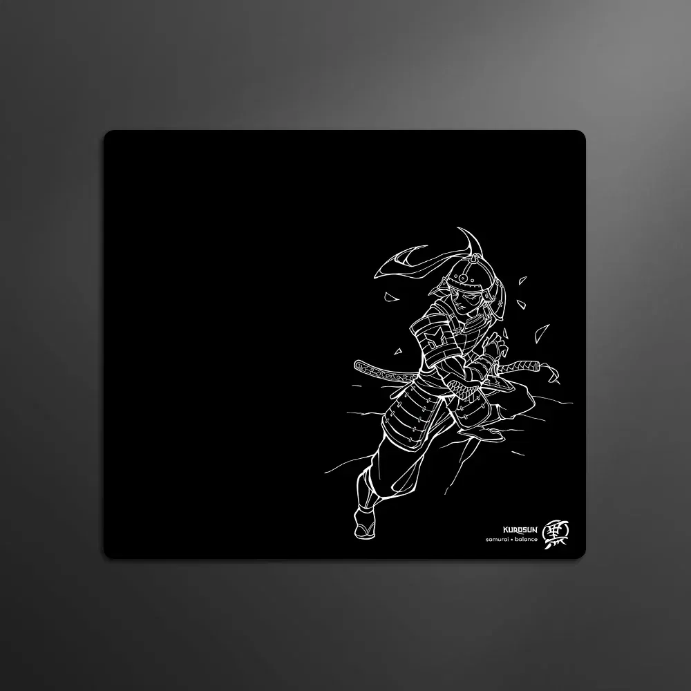Color: WHITE, Size: 60x30 cm - Gamer Professional Kurosun Samurai Gaming Mouse Pad Game Ultrafine Surface Balance Mouse Mat 45x40CM E-Sports Mousepad Desk Mat